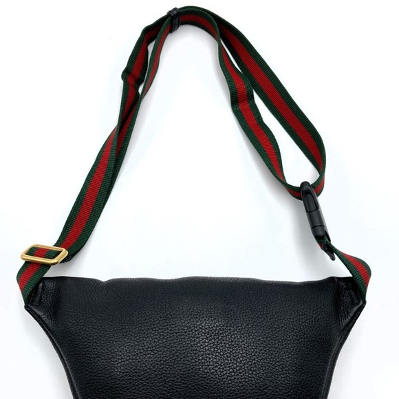 GUCCI Black Leather Fanny Pack - Picture 5 of 8